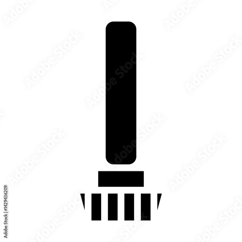 Pastry Brush Glyph icons
