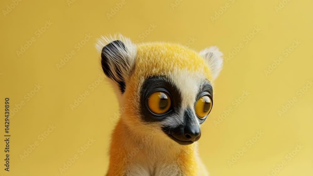 Yellow Lemur Animation Yellow Lemur Animation