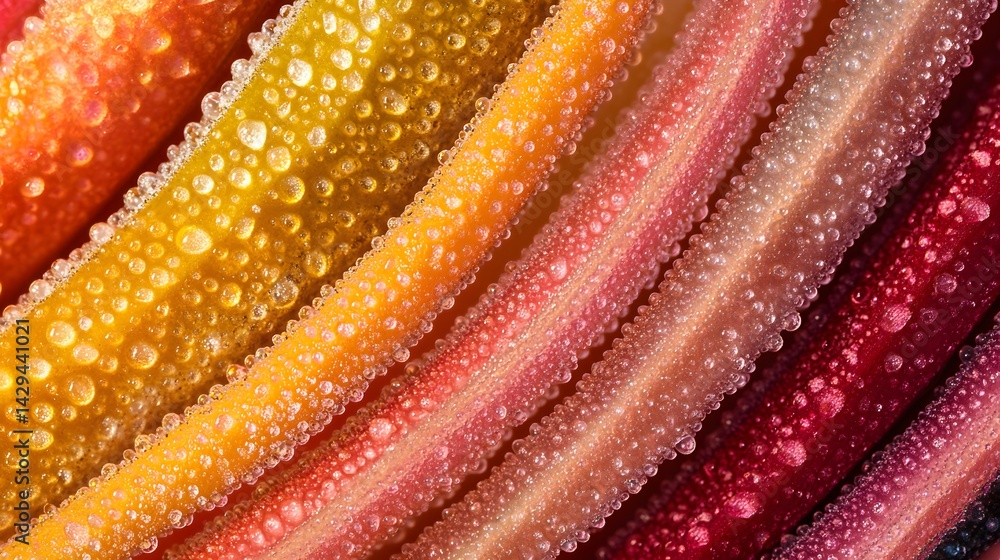 Close-up Macro Photography Dew Drops on Flower Petals Close-up Macro Photography Dew Drops on Flower Petals