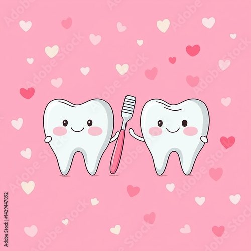 Obraz na płótnie Dentes felizes, mostrando um sorriso brilhante e saudável. A imagem transmite alegria, saúde bucal e bem-estar, ideal para campanhas de odontologia, cuidados dentários e autoestima w salonie