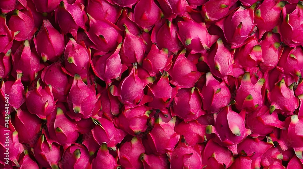 Vibrant Pink Dragon Fruit Background Texture Seamless Pattern Vibrant Pink Dragon Fruit Background Texture Seamless Pattern