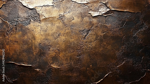 Obraz na płótnie Abstract metallic texture background featuring a blend of shiny copper bronze and rustic gold tones symbolizing transformation durability elegance and the timeless beauty of industrial design
w salonie