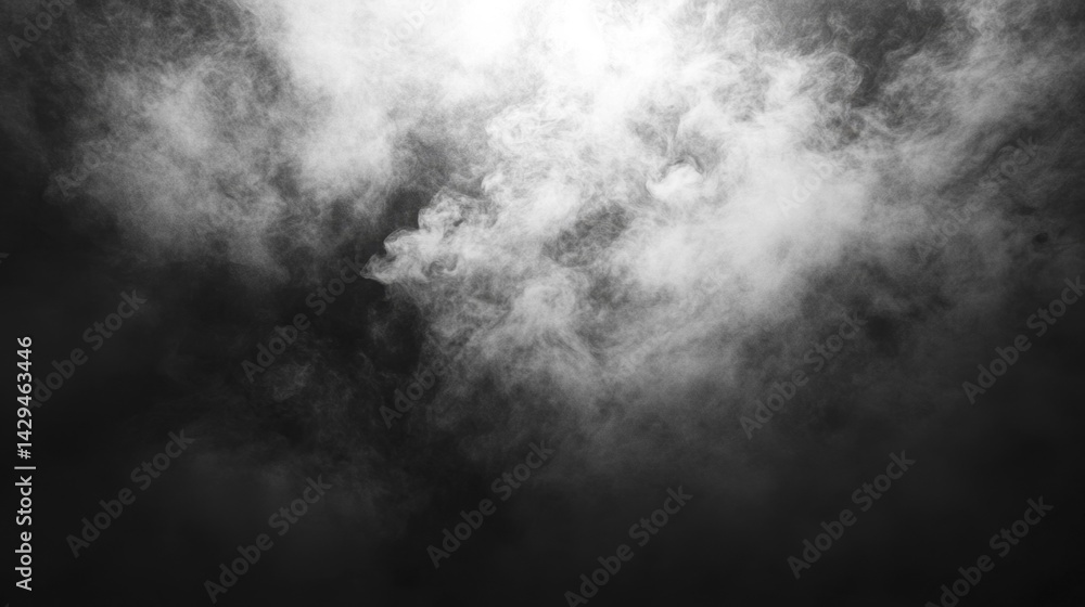 Fog texture top view for background design. Generative AI Fog texture top view for background design. Generative AI