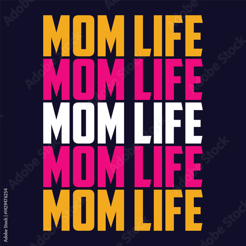 Mom life t-shirt, happy mothers day t-shirt, mom graphic t shirt, Mom Retro design, Mom Life Retro, mother's day element vector, lettering mom t shirt, mommy t shirt.