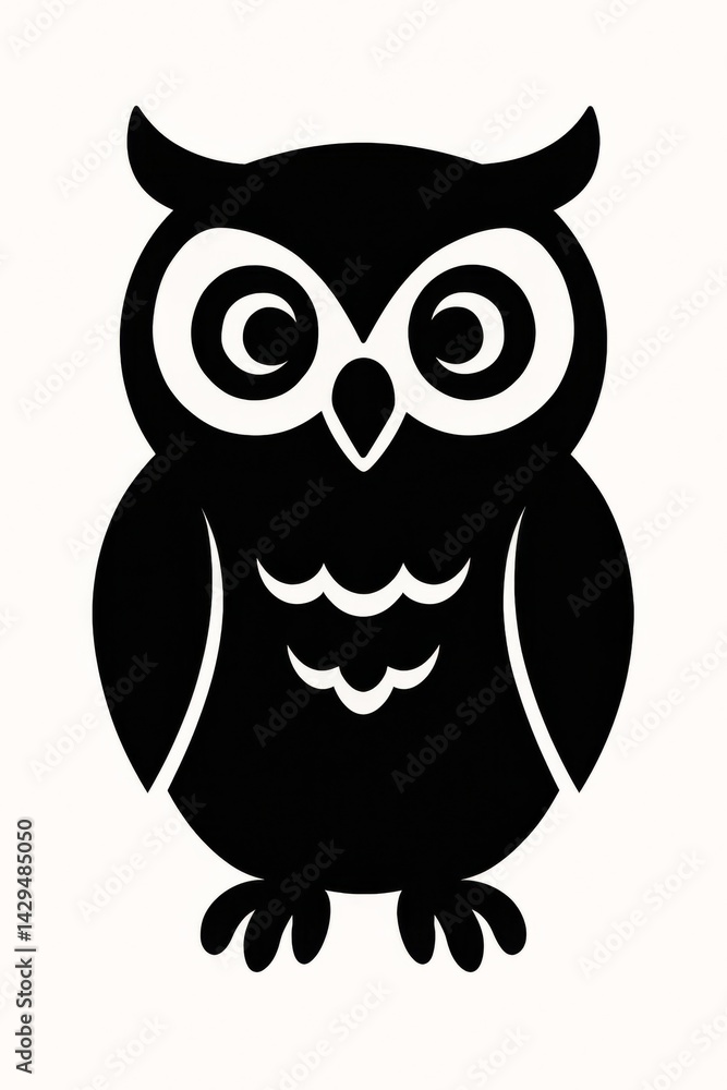 Fototapeta premium owl Silhouette Art
