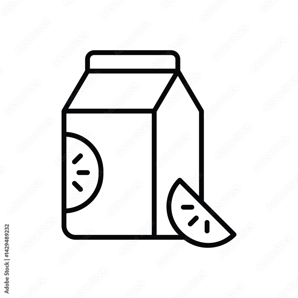 Juice icon vector stock illustration Juice icon vector stock illustration