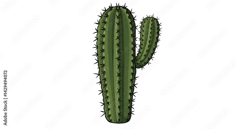 Cactus plant illustration Cactus plant illustration