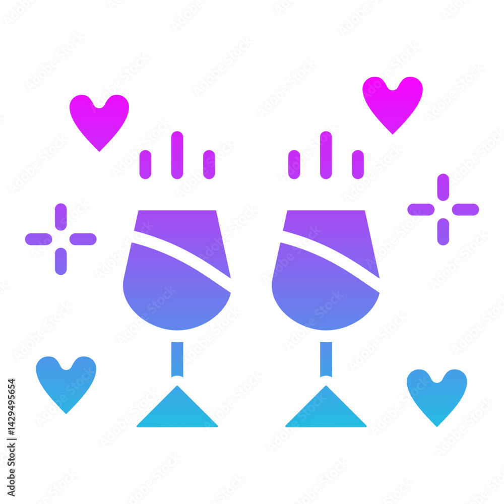 Fototapeta premium Cocktail Icon