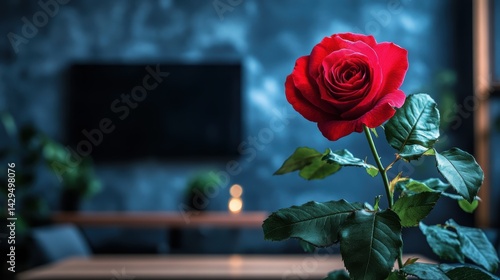 high-definition image of red rose with rich texture and deep color