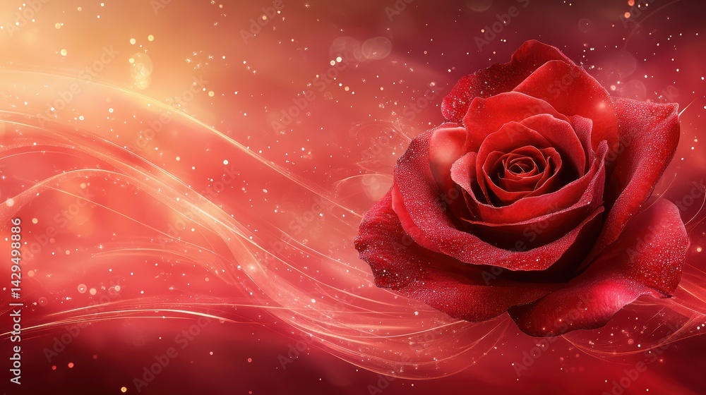 high-resolution red rose with dramatic lighting and soft background high-resolution red rose with dramatic lighting and soft background
