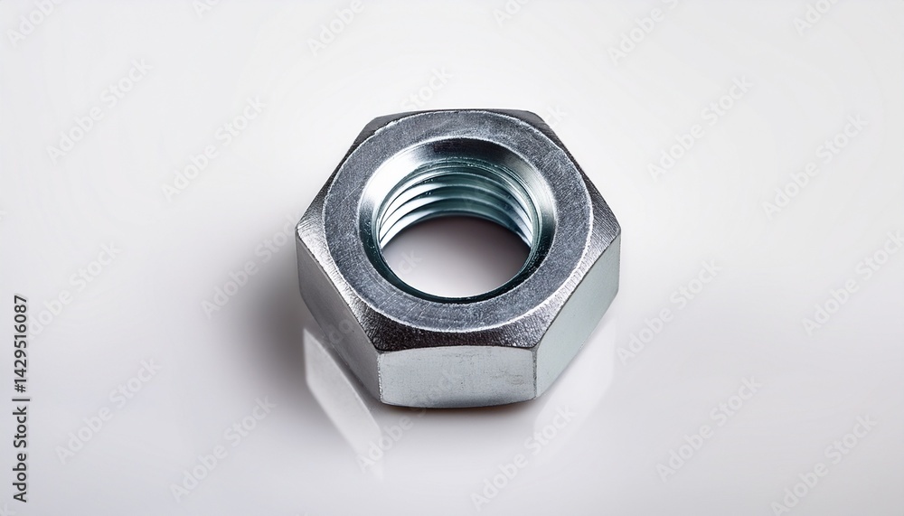 nuts and bolts on white background nuts and bolts on white background