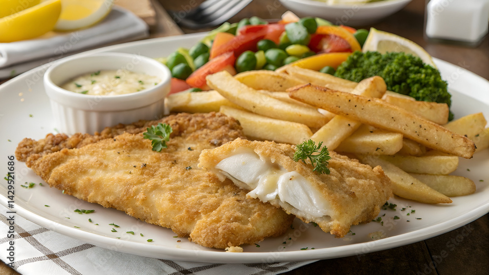 fried fish and chips fried fish and chips