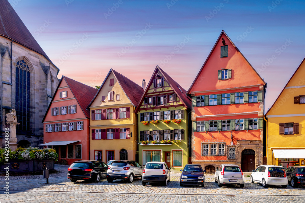 Altstadt, Dinkelsbuehl, Deutschland