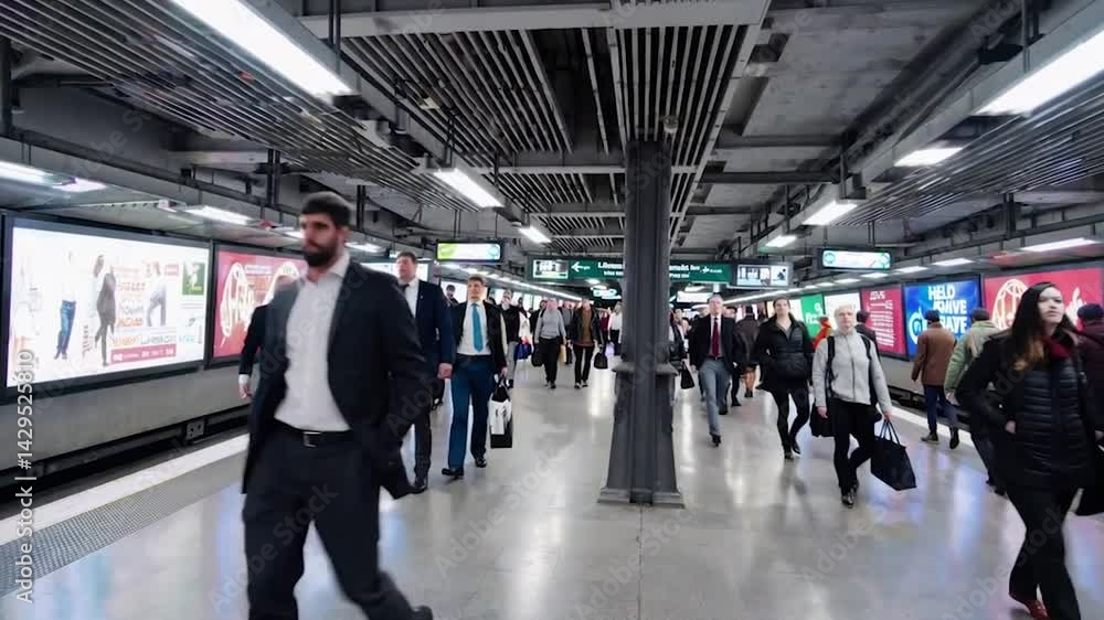 people in subway station people in subway station