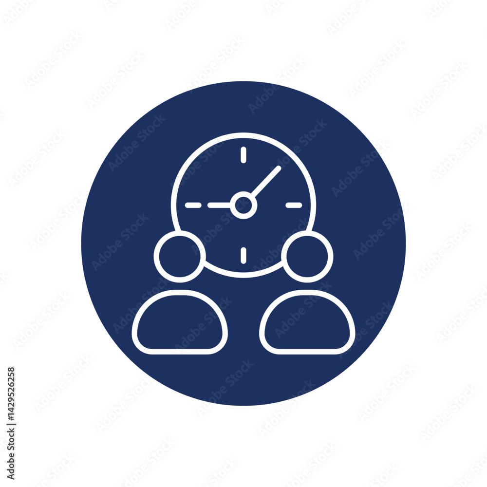 Team Work icon vector stock illustration Team Work icon vector stock illustration