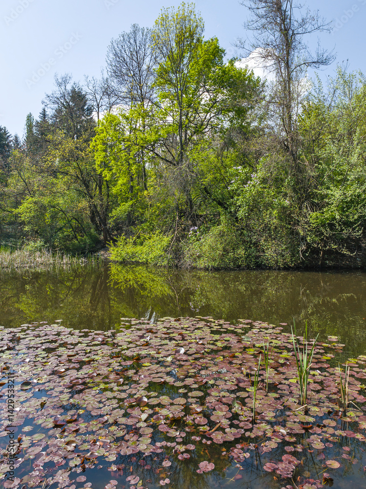 Panorama of South Park in city of Sofia, Bulgaria