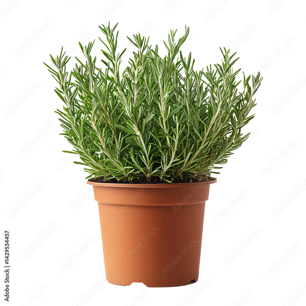 vector illustration of fresh rosemary herb in pot side profile
vector illustration of fresh rosemary herb in pot side profile