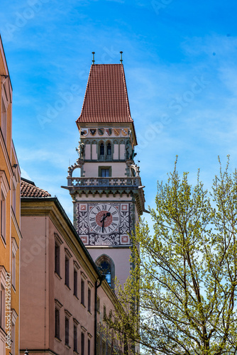 Obraz na płótnie The town hall of Passau, Germany is located in the old town of Passau on the Rathausplatz, near the banks of the Danube w salonie
