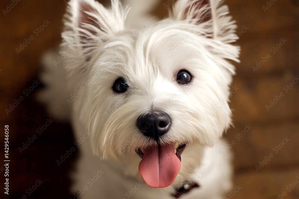 cheerful white terrier in bright dog image
cheerful white terrier in bright dog image