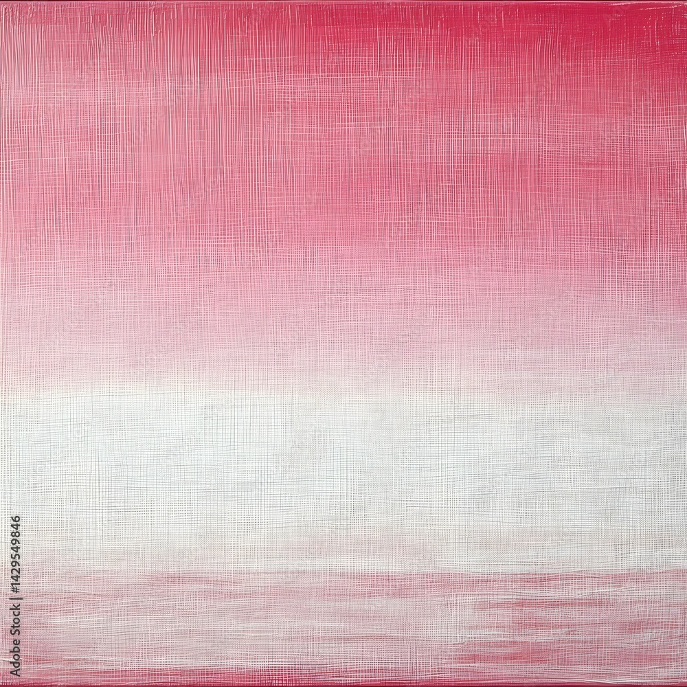 Fototapeta premium Abstract Pink and White Gradient Canvas Painting Texture