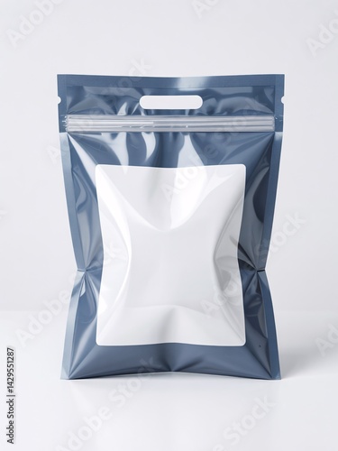 Resealable Plastic Bag with Handle and Zipper Closure