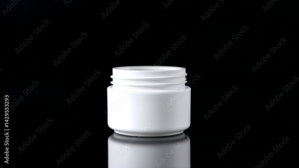 white empty cosmetic jar focus lighting from above,cosmetic,clean,blank white empty cosmetic jar focus lighting from above,cosmetic,clean,blank
