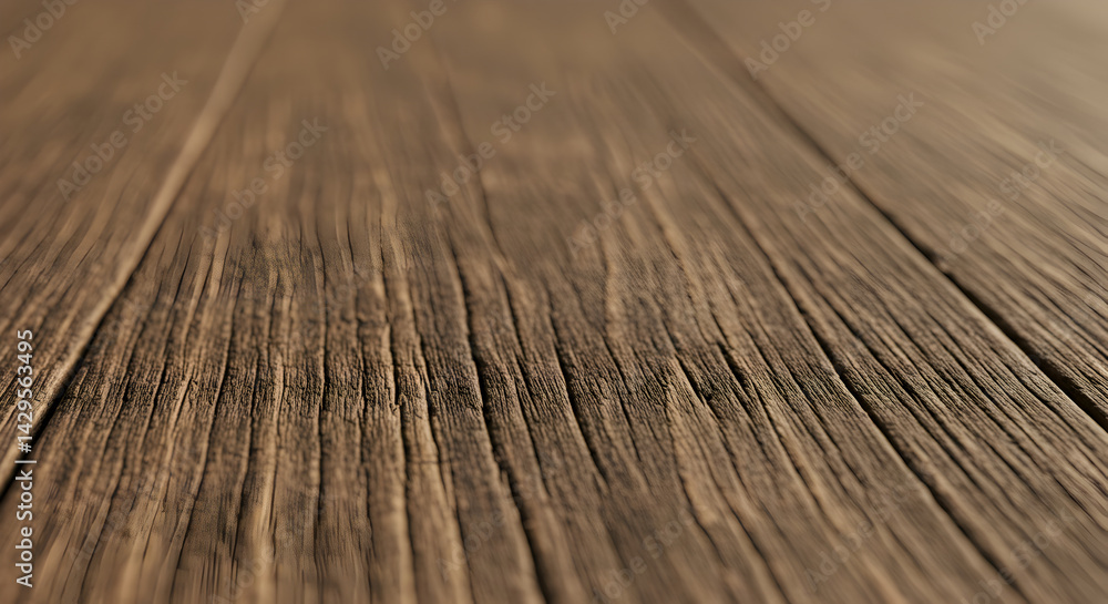 Fototapeta premium Rustic Wooden Surface With Visible Texture And Grain For Backgrounds