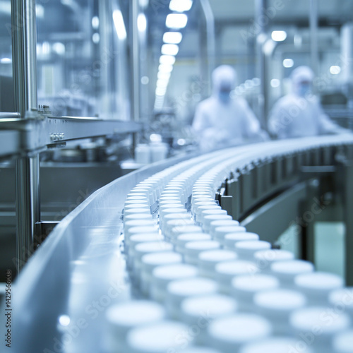 Efficient Drug Manufacturing Process Inside a Pharmaceutical Facility