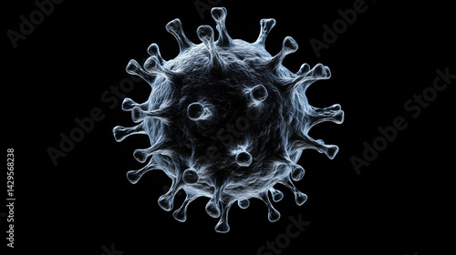 Virus cell micro corona virology pandemic