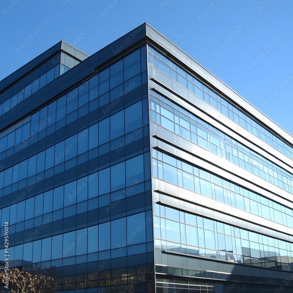 Modern Glass Office Building Exterior Architecture Modern Glass Office Building Exterior Architecture