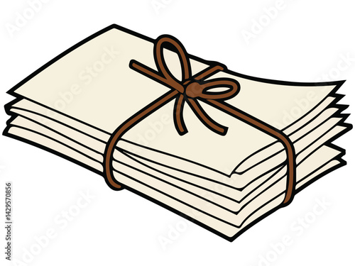 fresh newspapers stack media news isolated vector illustration on white background