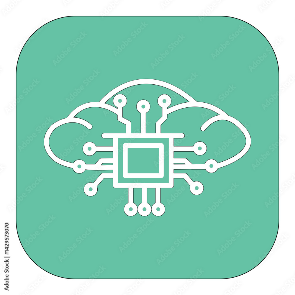 Cloud Computing Icon Cloud Computing Icon