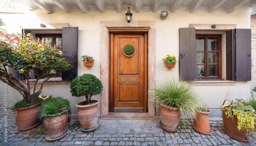 Fototapeta premium entrance to the house