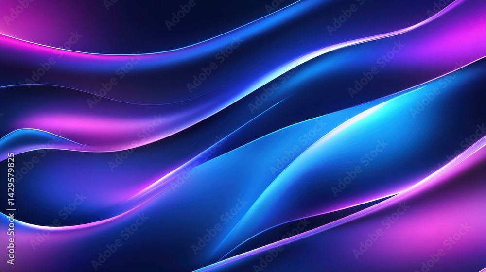 Dive into a stunning abstract design featuring wavy shapes in blue and purple hues, perfect for modern backgrounds. Dive into a stunning abstract design featuring wavy shapes in blue and purple hues, perfect for modern backgrounds.