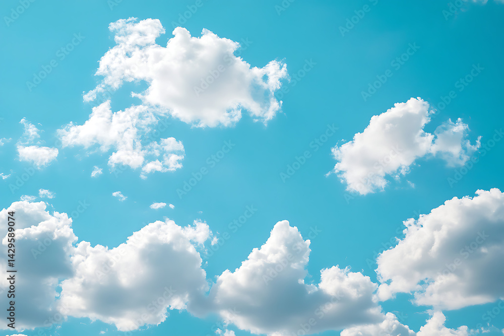 Light blue sky with white clouds. Light blue sky with white clouds.