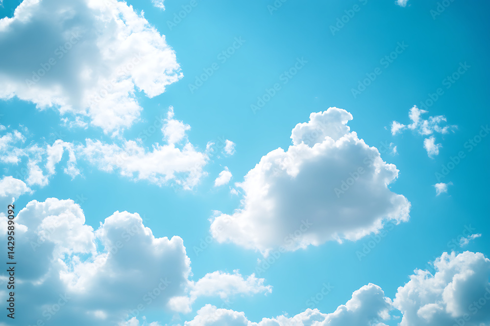 Light blue sky with white clouds. Light blue sky with white clouds.