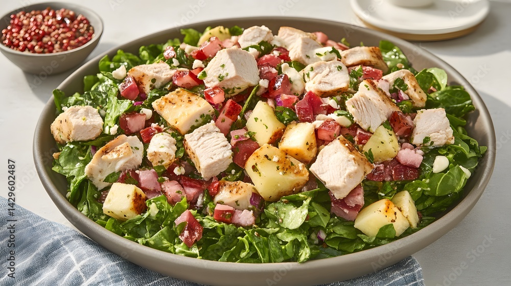 Delicious Grilled Chicken Salad with Apples and Beets Delicious Grilled Chicken Salad with Apples and Beets