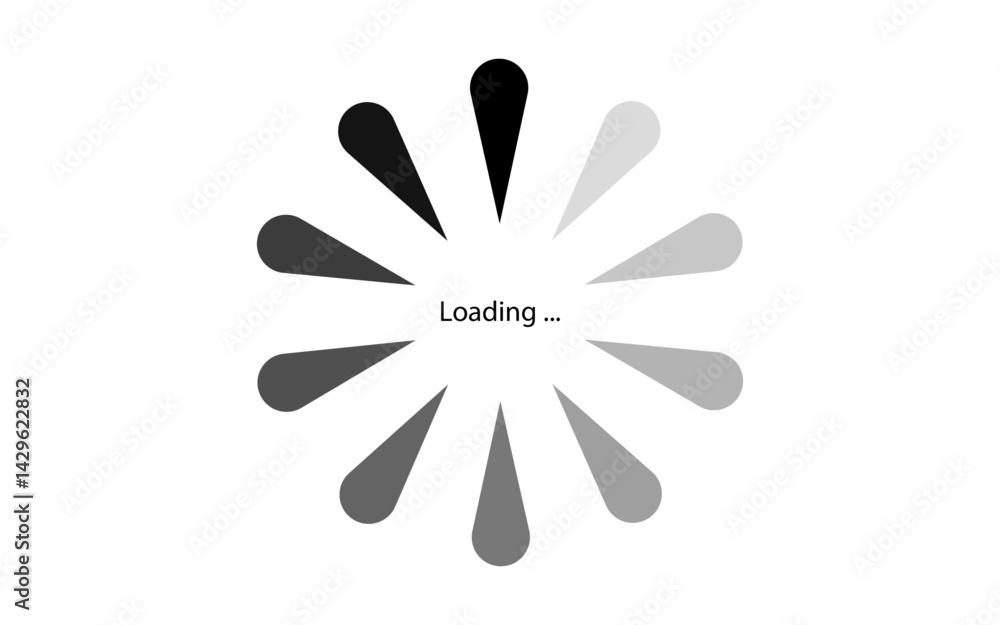 Loading image in circle shape, flow shape loading image, vector loading image in flow shape Loading image in circle shape, flow shape loading image, vector loading image in flow shape