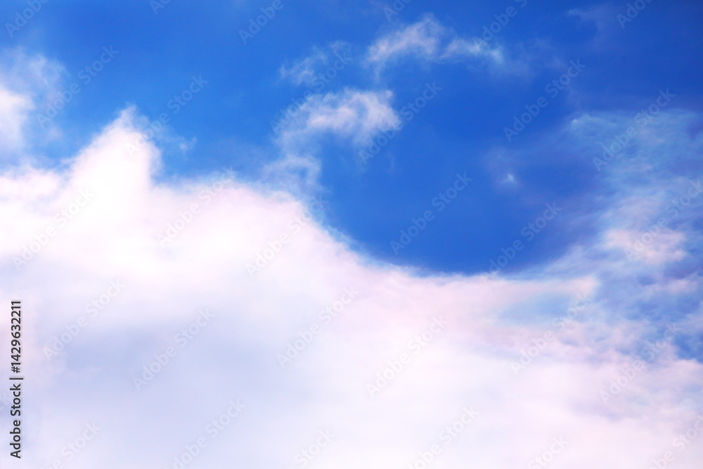 Obraz premium 青空と白い雲