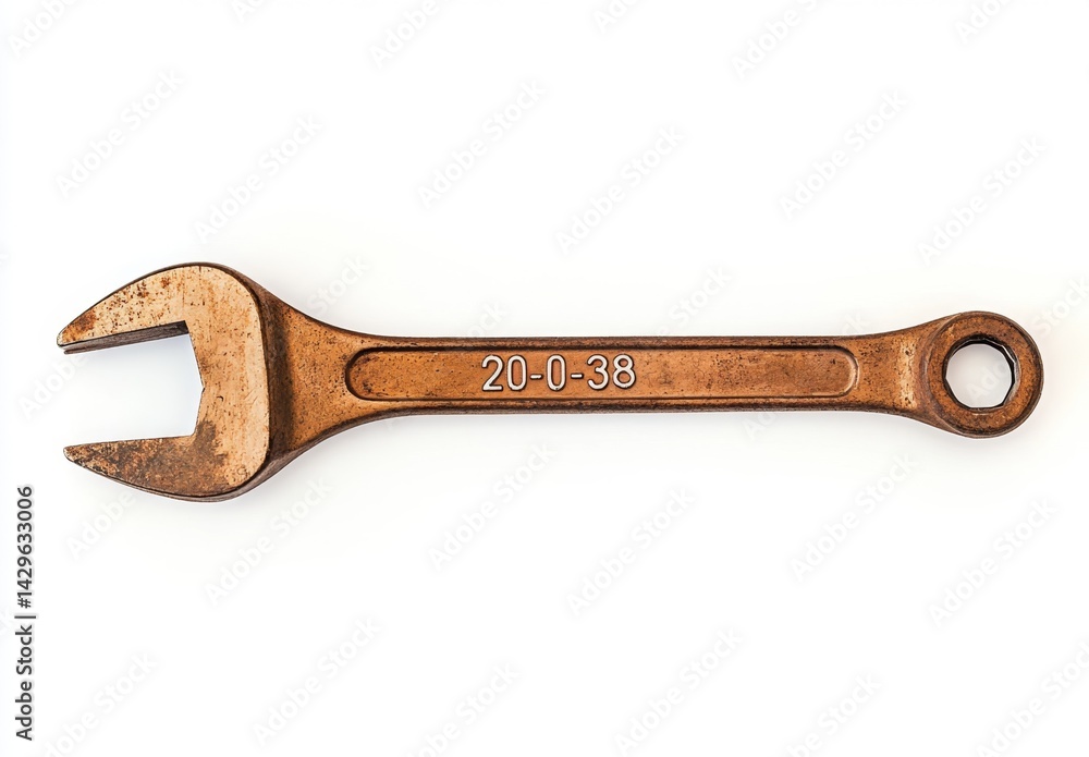 Obraz premium Rusty adjustable wrench (32)