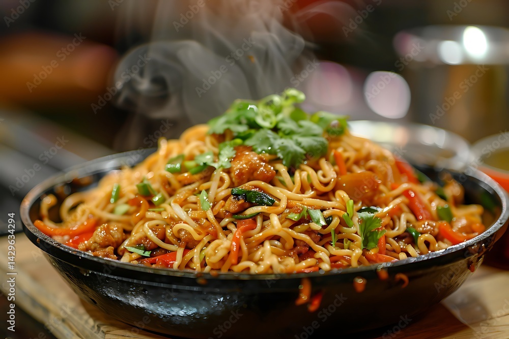 Sizzling Szechuan Noodles Sizzling Szechuan Noodles