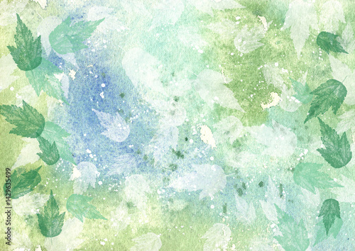 Gentle green summer natural background. Go green banner, environmental concept background. Bio texture for printing, design, creative poster.