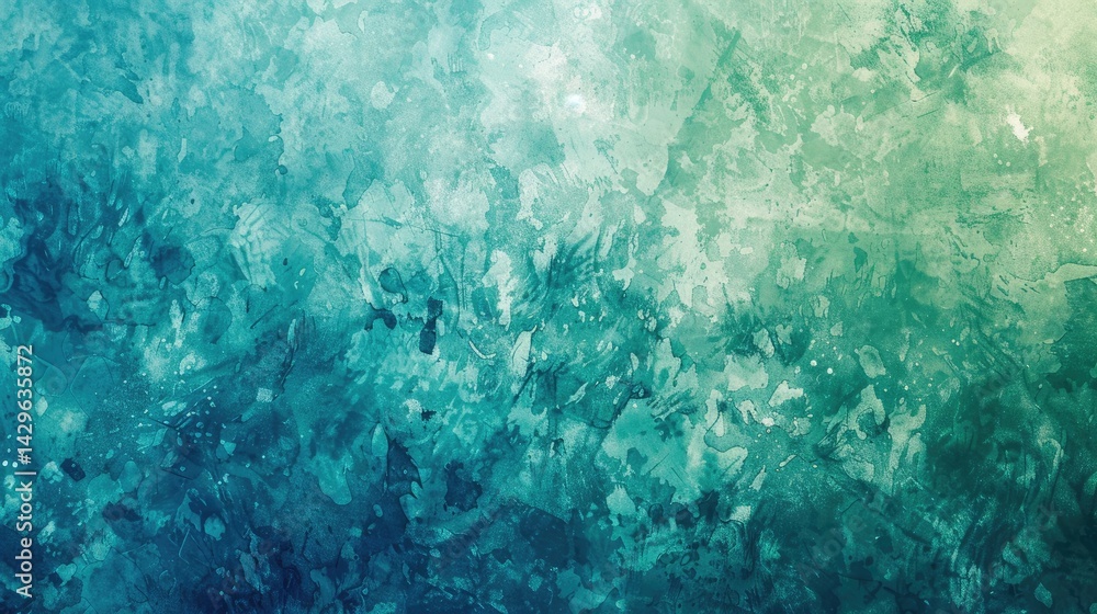 Obraz premium a profile background for linkedin with blue and green tones