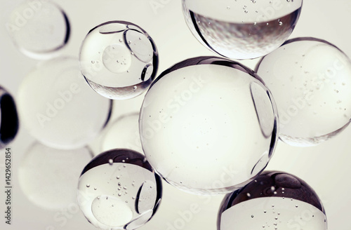 Luxury Skincare Serum Liquid Close-up