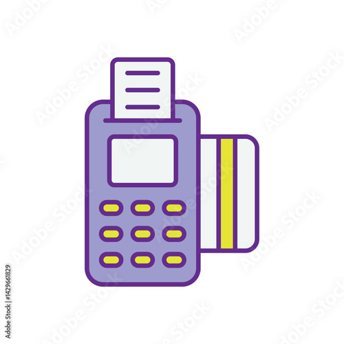 Cashless Payment  icon vector stock illustration