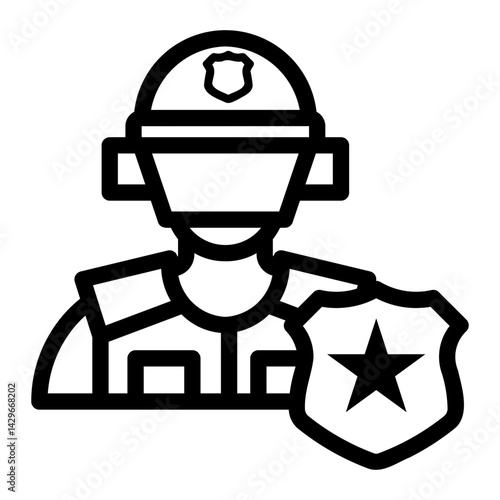 riot Line Icon