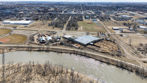 Fotografie Assiniboine River In Manitoba, Canada