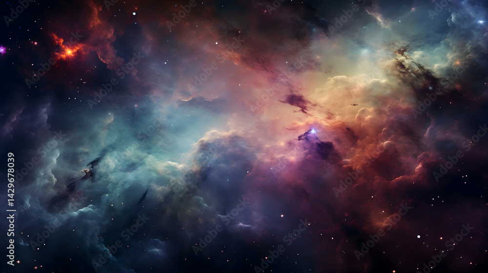Fototapeta premium abstract space background
