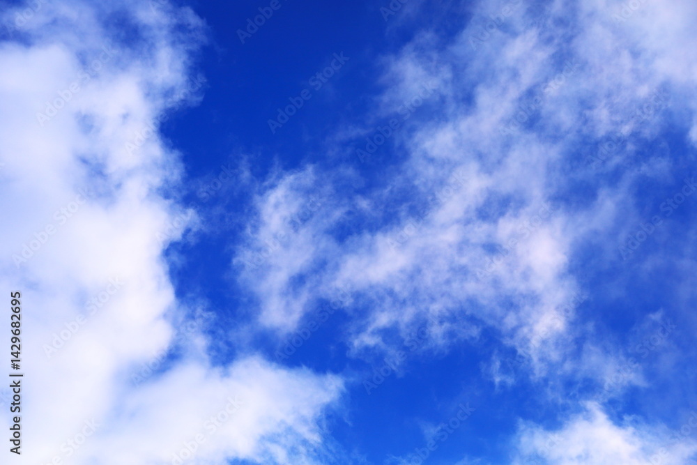 Obraz premium 青空と白い雲