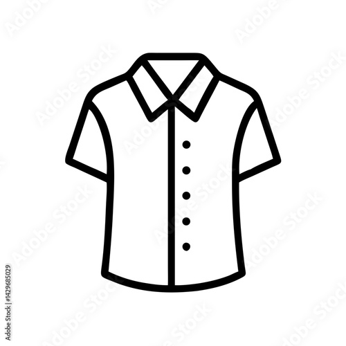 Button Down Party Shirt Icon Design